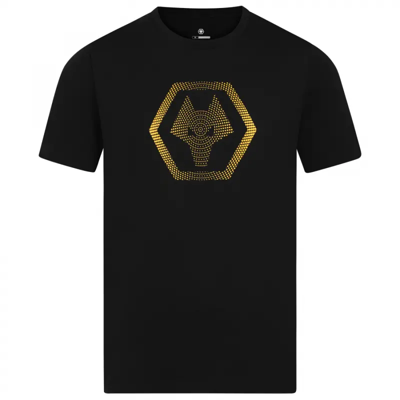 Wolverhampton Wanderers Shirt Store | Gradient Logo T-Shirt – Black Collection Wolverhampton Wanderers Official Gear